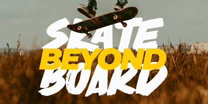 Rush Flow Font Poster 9