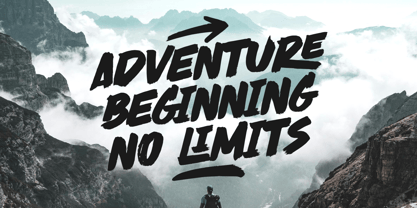 Rush Flow Font Poster 6