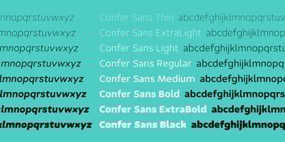 Confer Sans Font Poster 11