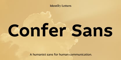 Confer Sans Font Poster 1