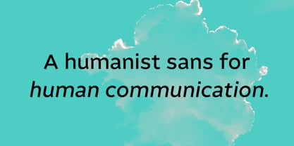 Confer Sans Font Poster 2