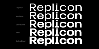 Replicon Font Poster 3