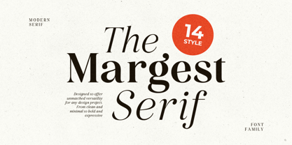 Margest Font Poster 1