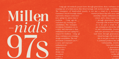 Margest Font Poster 9