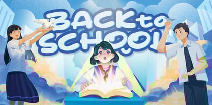 Doge Toon Font Poster 9