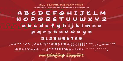 Doge Toon Font Poster 10