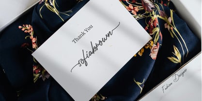 Lovely Line Font Poster 2