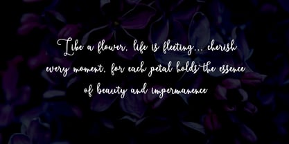 Lovely Line Font Poster 4