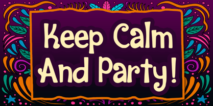 Los Muertos Festival Font Poster 2