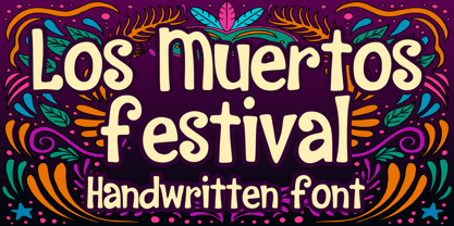Los Muertos Festival Font Poster 1