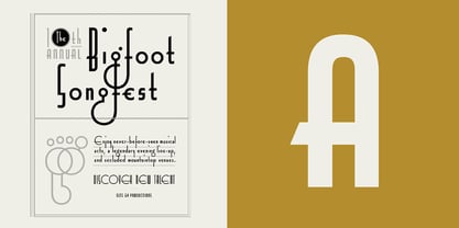 Capitol Capitals Font Poster 2