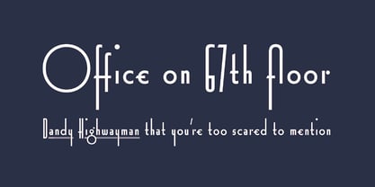 Capitol Capitals Font Poster 5