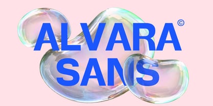 Alvara Sans Font Poster 2