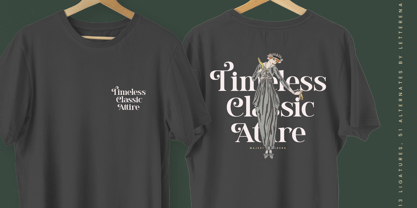 Majesty Goldera Font Poster 4