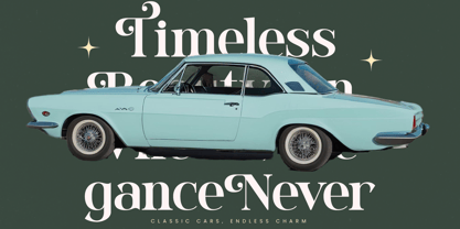 Majesty Goldera Font Poster 3