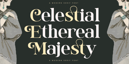 Majesty Goldera Font Poster 6