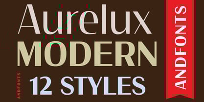 Aurelux Font Poster 1