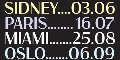 Aurelux Font Poster 4