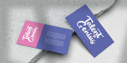 Vanila Chute Font Poster 6