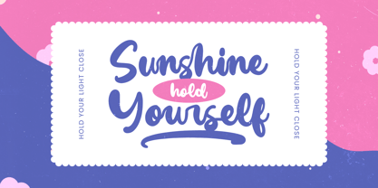 Vanila Chute Font Poster 7