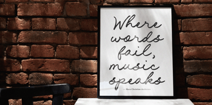 Lorieta Huxley Font Poster 3