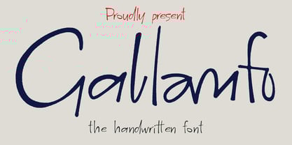 MC Gallamfo Font Poster 1
