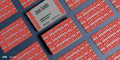 Bus Sign Font Poster 5