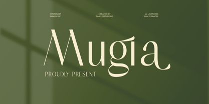 Mugia Font Poster 1