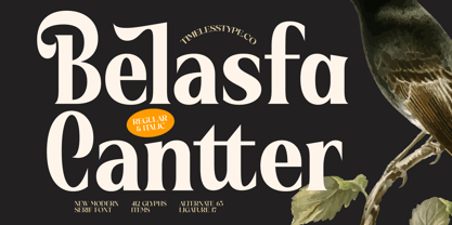 Belasfa Cantter Font Poster 1