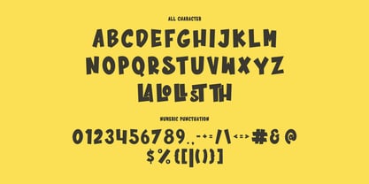 MC Blofust Font Poster 7