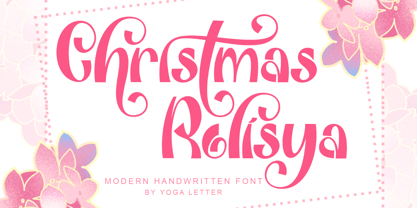 Christmas Rolisya Font Poster 1