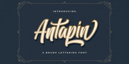 Antapin Font Poster 1
