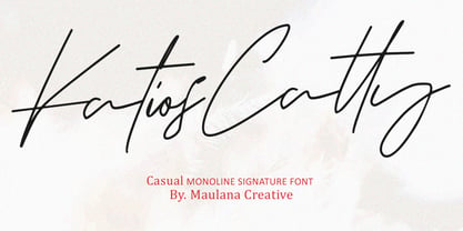 MC Katios Catty Font Poster 1