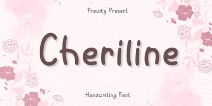 Cheriline Font Poster 1