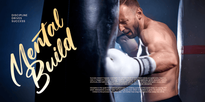 Kinetic Motion Font Poster 7