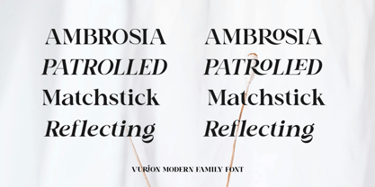 Vurion Font Poster 7