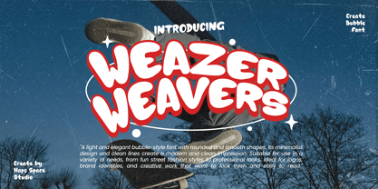 Weazer Display Font Poster 1