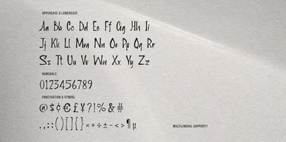 MC Striga Alafia Font Poster 7