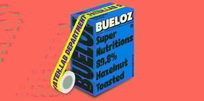 Ft Bueloz Outline Font Poster 5