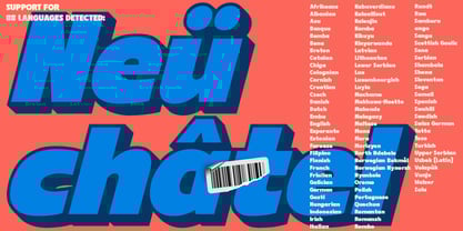 Ft Bueloz Outline Font Poster 9