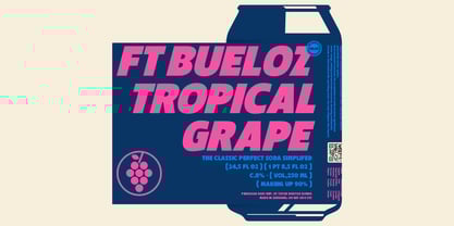 Ft Bueloz Outline Font Poster 10