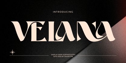 Velana Font Poster 1