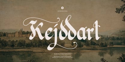 Kejddart Font Poster 1