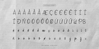 Single Flower Font Poster 11