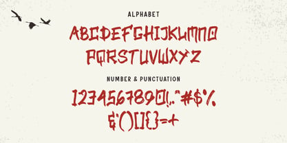 Mokuton Font Poster 7
