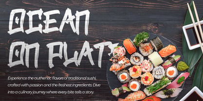 Mokuton Font Poster 3