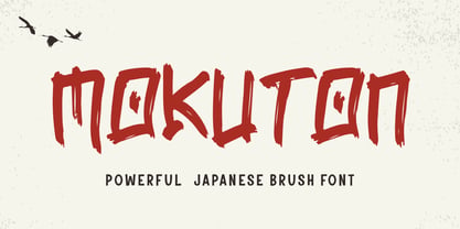 Mokuton Font Poster 1