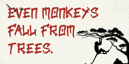 Mokuton Font Poster 8