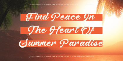 Delight Island Font Poster 4