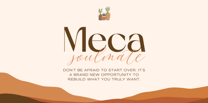 Brown Soulmate Font Poster 12